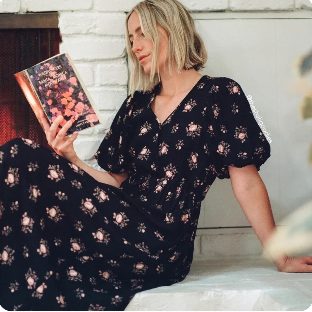 Christy Dawn Dahlia Dress in Midnight Rose Size S